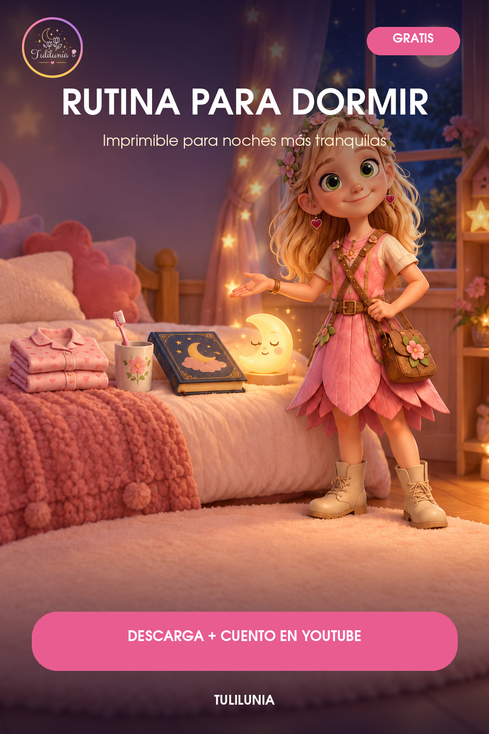 Rutina para dormir con Estela
